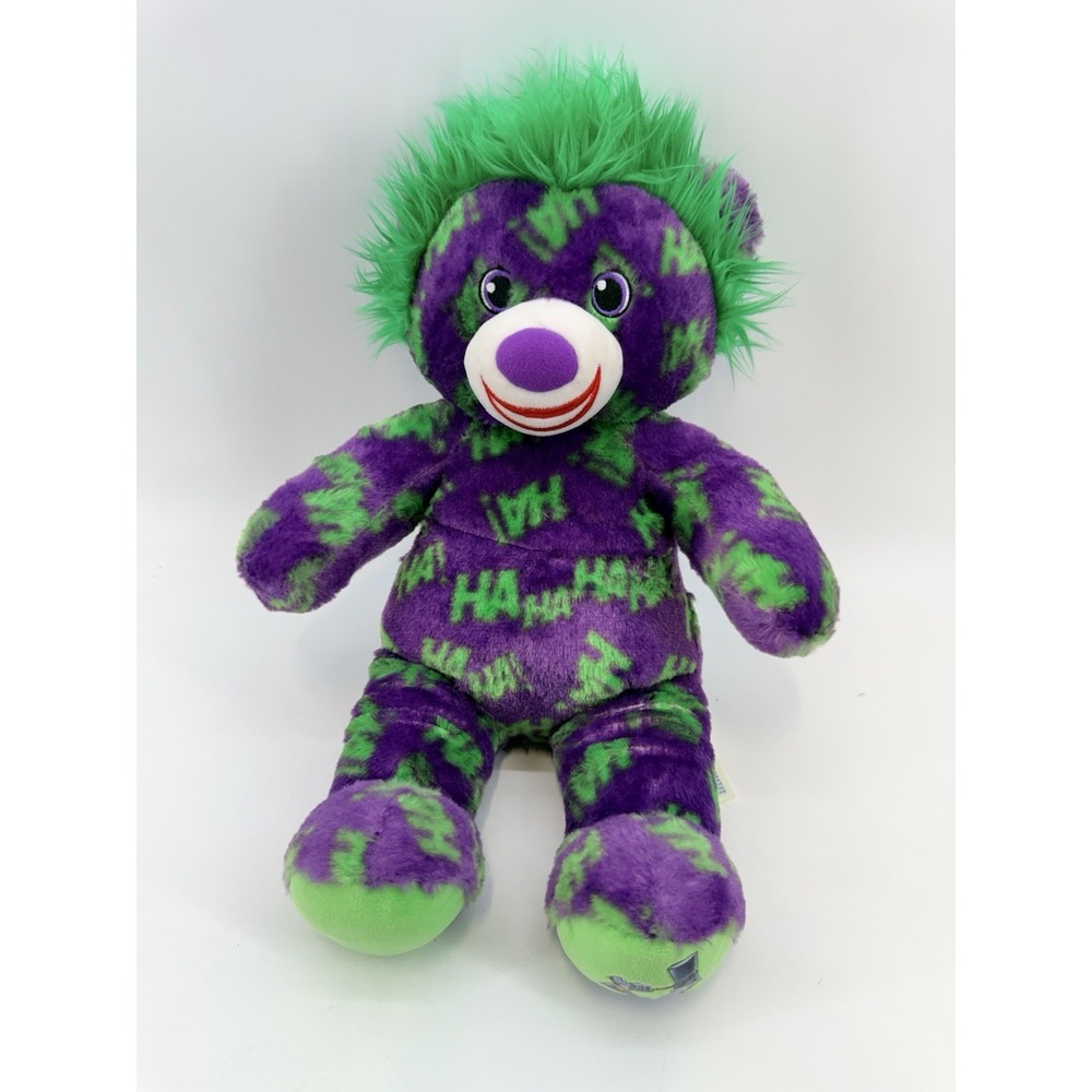 BUILD A BEAR WORKSHOP DC COMICS 80TH ANNIVERSARY BATMAN JOKER BAB